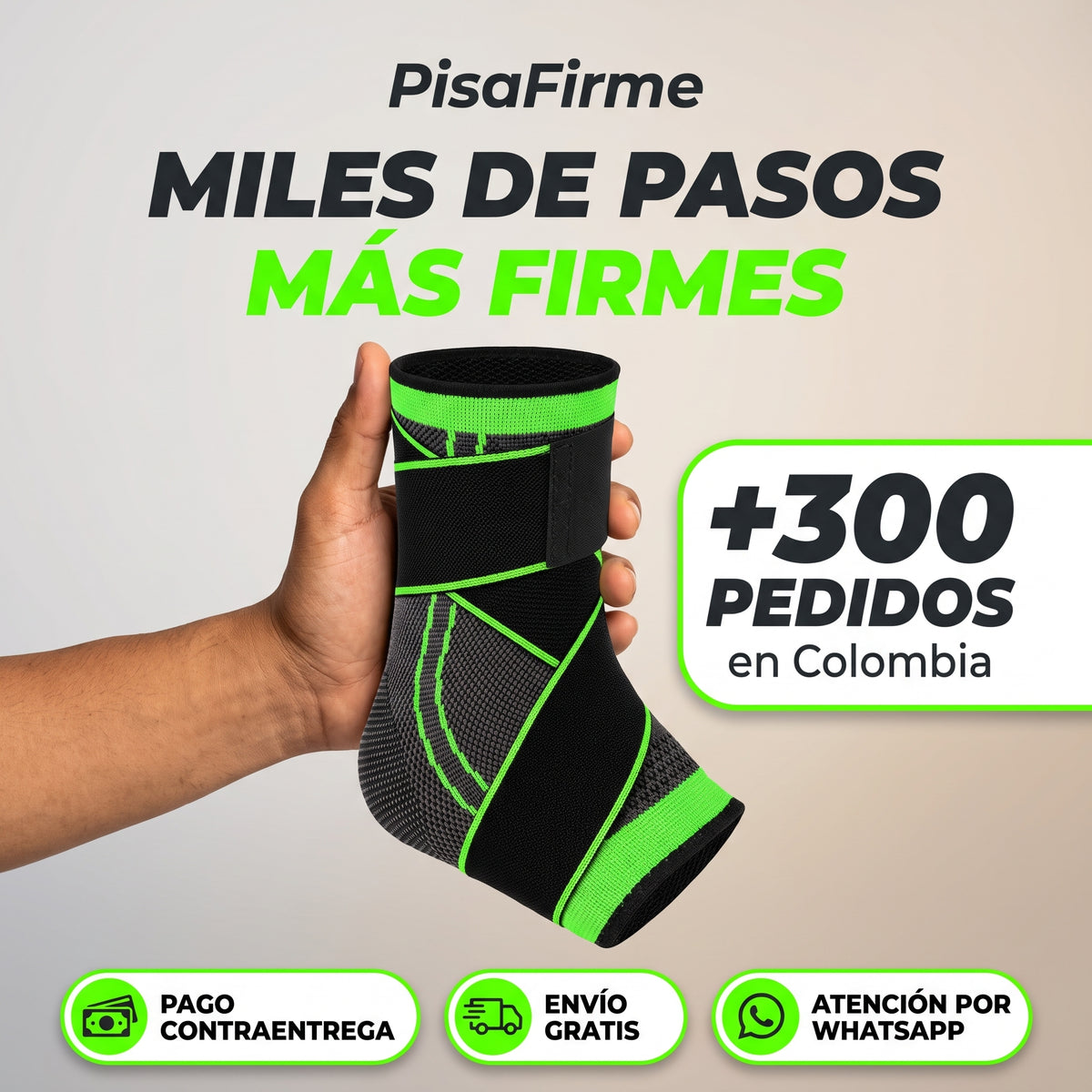 Tobillera PisaFirme 🔥 Estabilidad Total Sin Perder Movilidad · Paga al Recibir